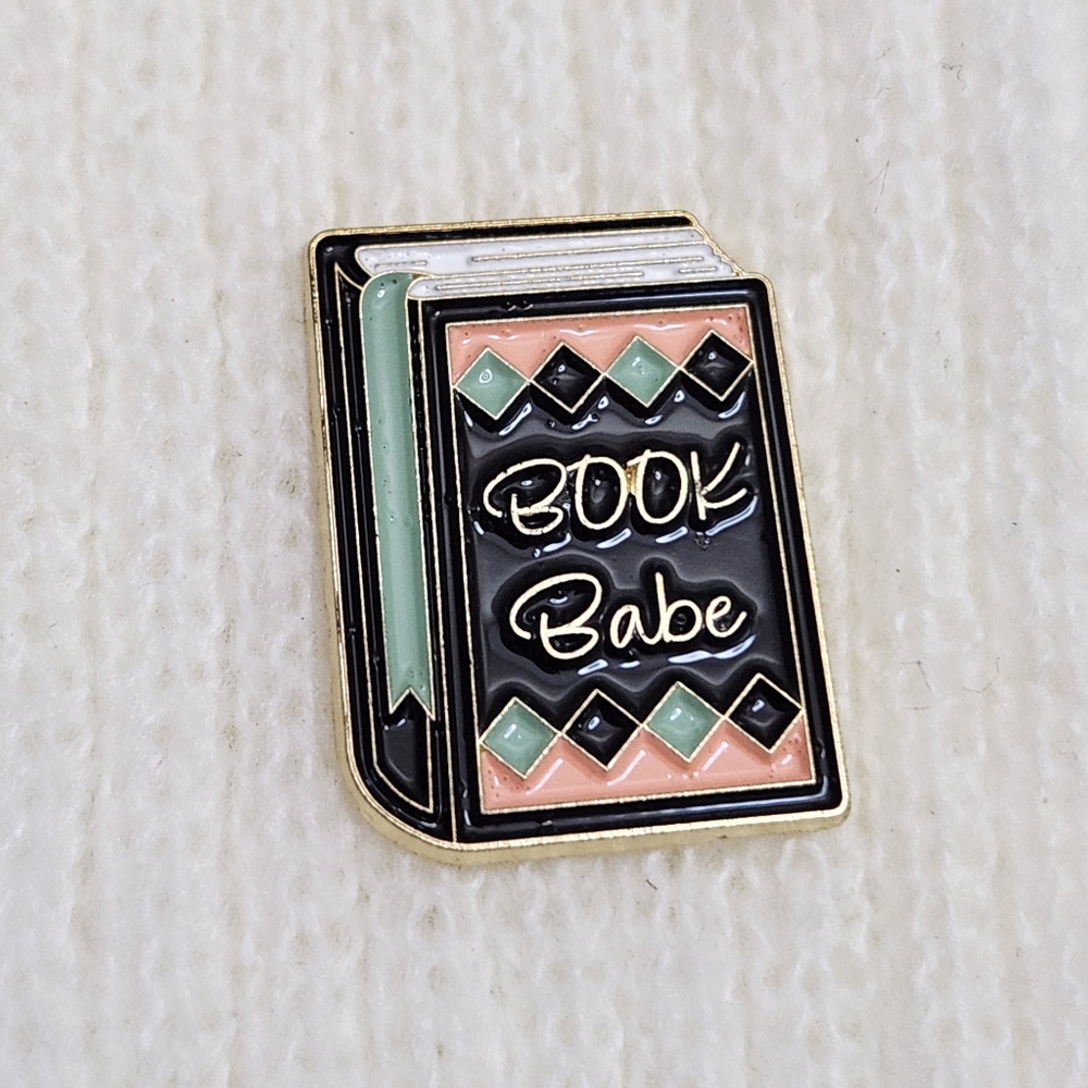 Book Babe Bookish Enamel Pin